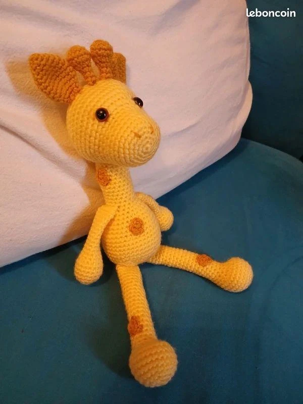 Doudou jirafa de ganchillo – photo 3